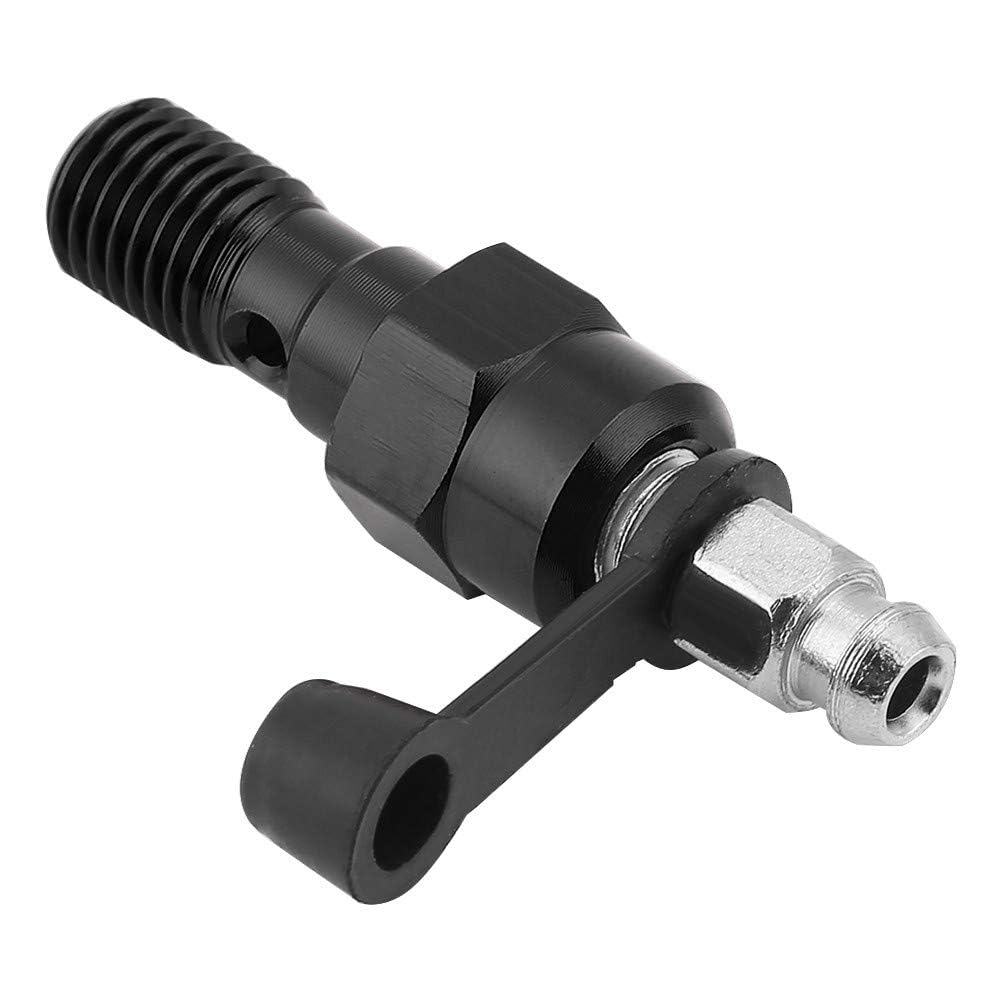 M10 x 1,0 mm Motocykl Pompa hamulcowa Śruba Banjo i pokrywa przeciwpyłowa (czarna)