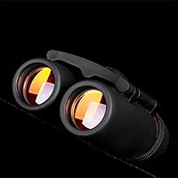 Vista 5 de Mini prismáticos portátiles de 30 x 60, telescopio plegable de ángulo de visión amplio con visión nocturna con poca luz para observación de aves al