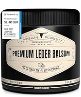 URBAN FOREST Lederpflege mit Bienenwachs & Avocado-Öl 500ml für Auto Sofa Couch Möbel Jacke Motorradbekleidung Handtaschen Ledercouch Schuhe Sattel für Pferde Lederfett - Premium Leder Balsam