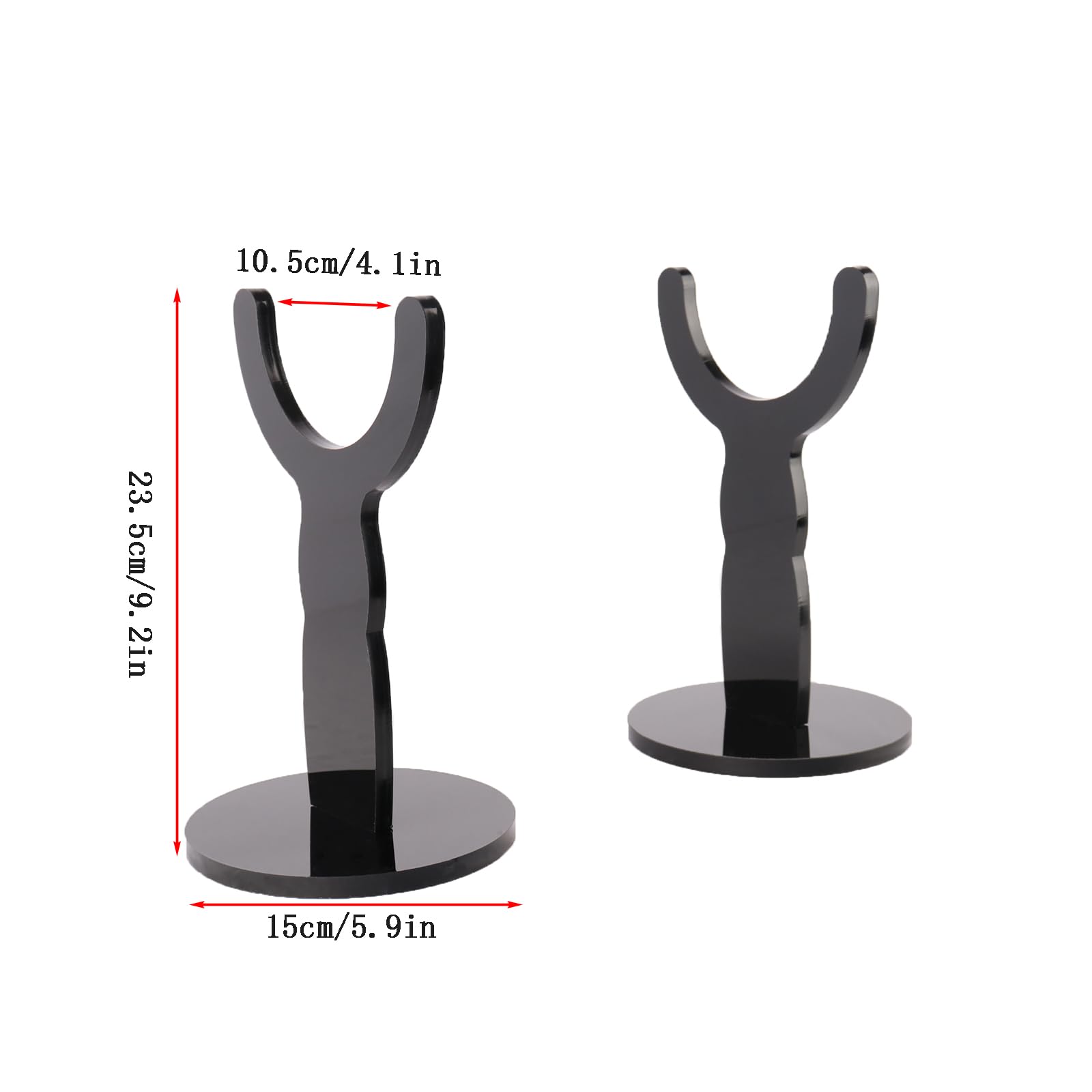 HHUXIUE shofar standaard, Acryl hoorn houder Stevige decoratieve houder voor alle shofar, koosjer Jemenitische hoorn Twisted horn antiloop, antilope