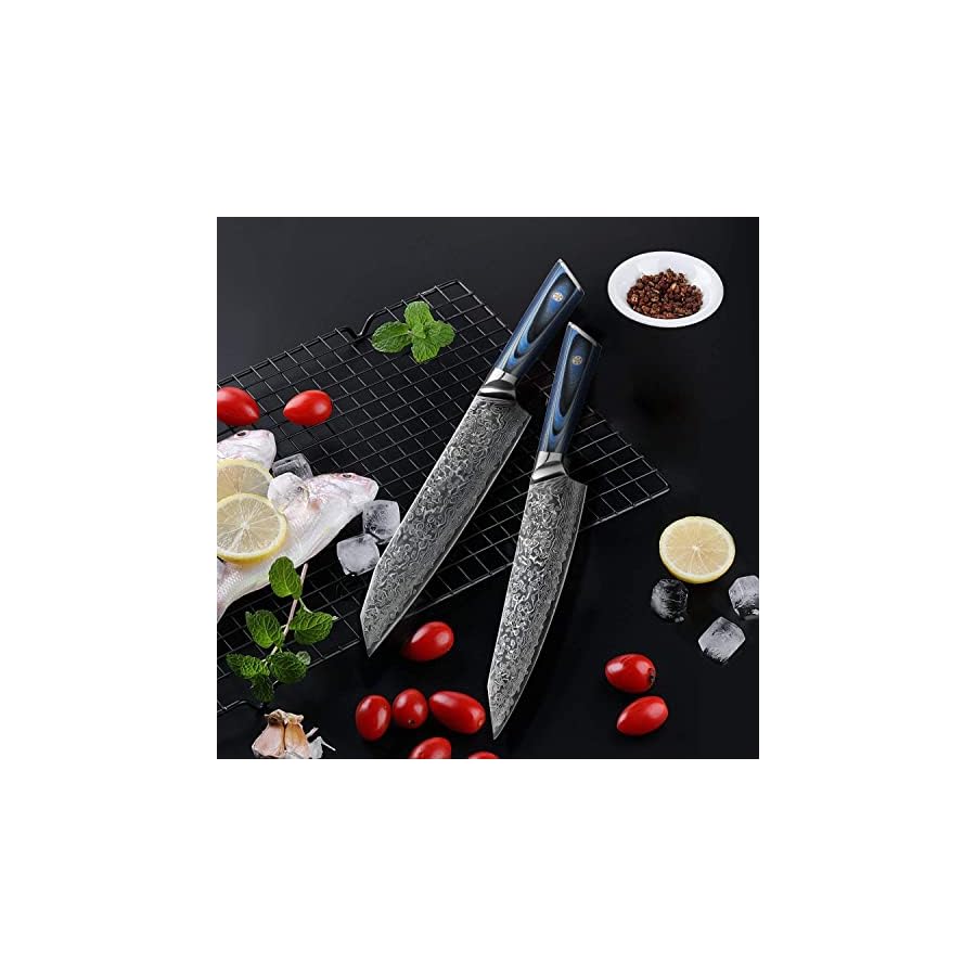 Kitchen-Damascus-Knife-Set-9-Pcs-Japanese-Aus-10-Damascus-Steel-Chef-Knives-Set-High-Carbon-Core-Stainless-Steel-Full-Tang-Chef-Knife-Set-Blue-G10-Home-Kitchen-Professional-Knife-Block-Set Best.Buy.Damascus1 Knife Set Knife Block Set Japanese Aus-10 Damascus Steel Kitchen Knife Set Perumim Quality Knife Block