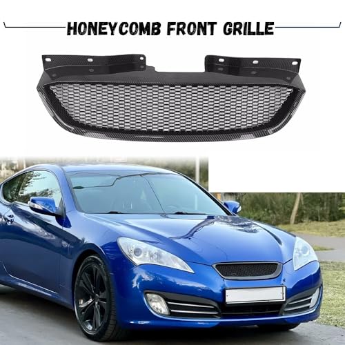 Grille de capot avant pour Genesis Coupé 2008-2012 finition nid d'abeille - 2