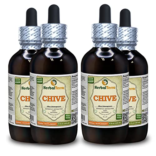 Chive (Allium Schoenoprasum) Tincture, Organic Dried Rings Liquid...