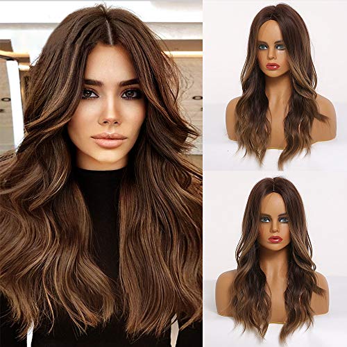 Ombre Black Brown Wigs 22