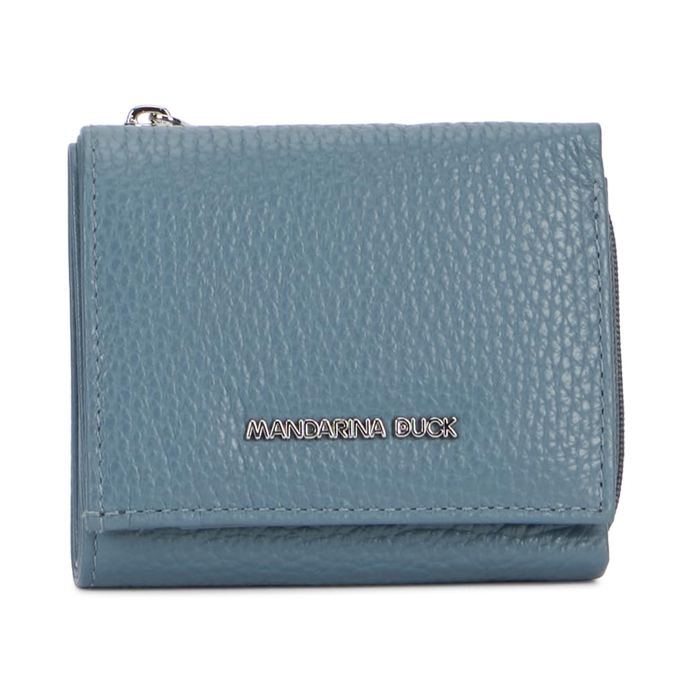 Mandarina Duck Mellow Leather Wallet, Women's Travel Accessories, One Size, Iron, One Size