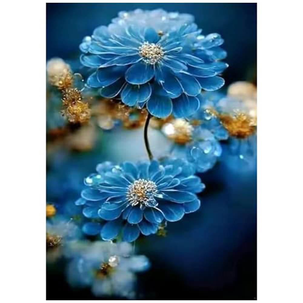 Hiuyavy G Diamond Art Kits Adults, 5D Flowers Diamond Paintin Kits, Diy Full Drill Crystal Embroidery Ifts For Wall Home Decor Ift Ivin And Stress Relief 30X40cm
