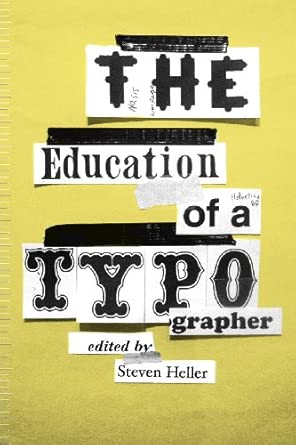 The Education of a Typographer book cover