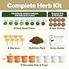 HOME GROWN Gift Herb Kit – 8 Herb Seeds Set with Basil, Cilantro, Mint & More, Complete Indoor Grow Kit for Kitchen, Gardening Gifts for Women & Men, Ideal for Cooking & Home Décor #1