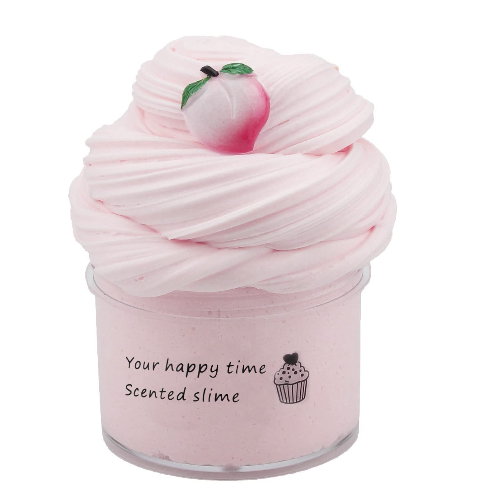 Rpporm Fluffy Slime Non Sticky Butter Slime Supplies Fruit Scented Charms Stretchy Cotton Mud Super Soft Cloud Clay Squishies Hand Sensory Fidget Toy For Autism ADHD (E, 70ML)