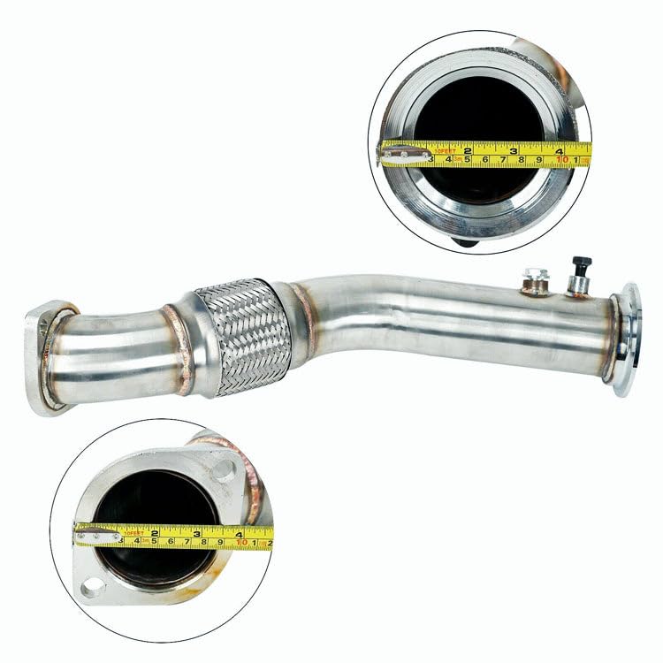 Exhaust Downpipe Adatto per BMW 535D 335D E90 E91 E92 E60 E61 Diesel M57 Turbo 2004-2014