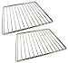 2 grilles de four Universel et Extensibles Chromé