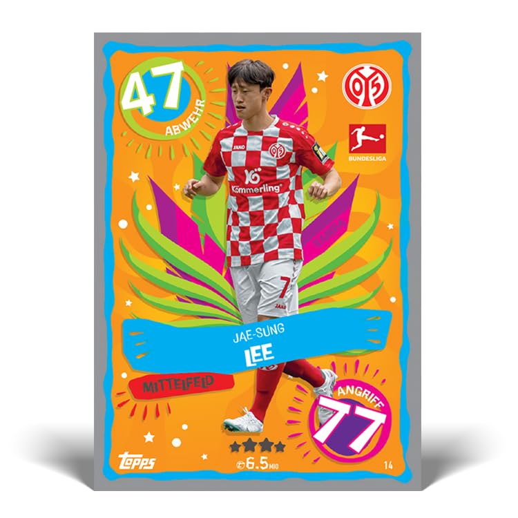 Topps Bundesliga Match Attax 23/24 - Fatpack Box (14 Päckchen / 336 Karten)