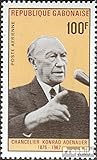 gabon Prophila Collection Gabon 296 (complète.Edition.) Neuf avec Gomme Originale ** MNH 1968 1. Mort Konrad Adenauer (Timbres pour Les collectionneurs)