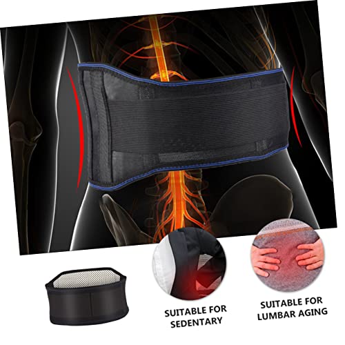 Faja lumbar autorrecalentable para dolor y soporte de espalda miniatura 3