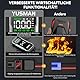 YUSMAN Starthilfe Powerbank mit Kompressor | 6000A Auto Starthilfe für alle Benzinmotoren & 7L Diesel | 150PSI Luftpumpe mit LCD & Multifunktions-Taschenlampe
