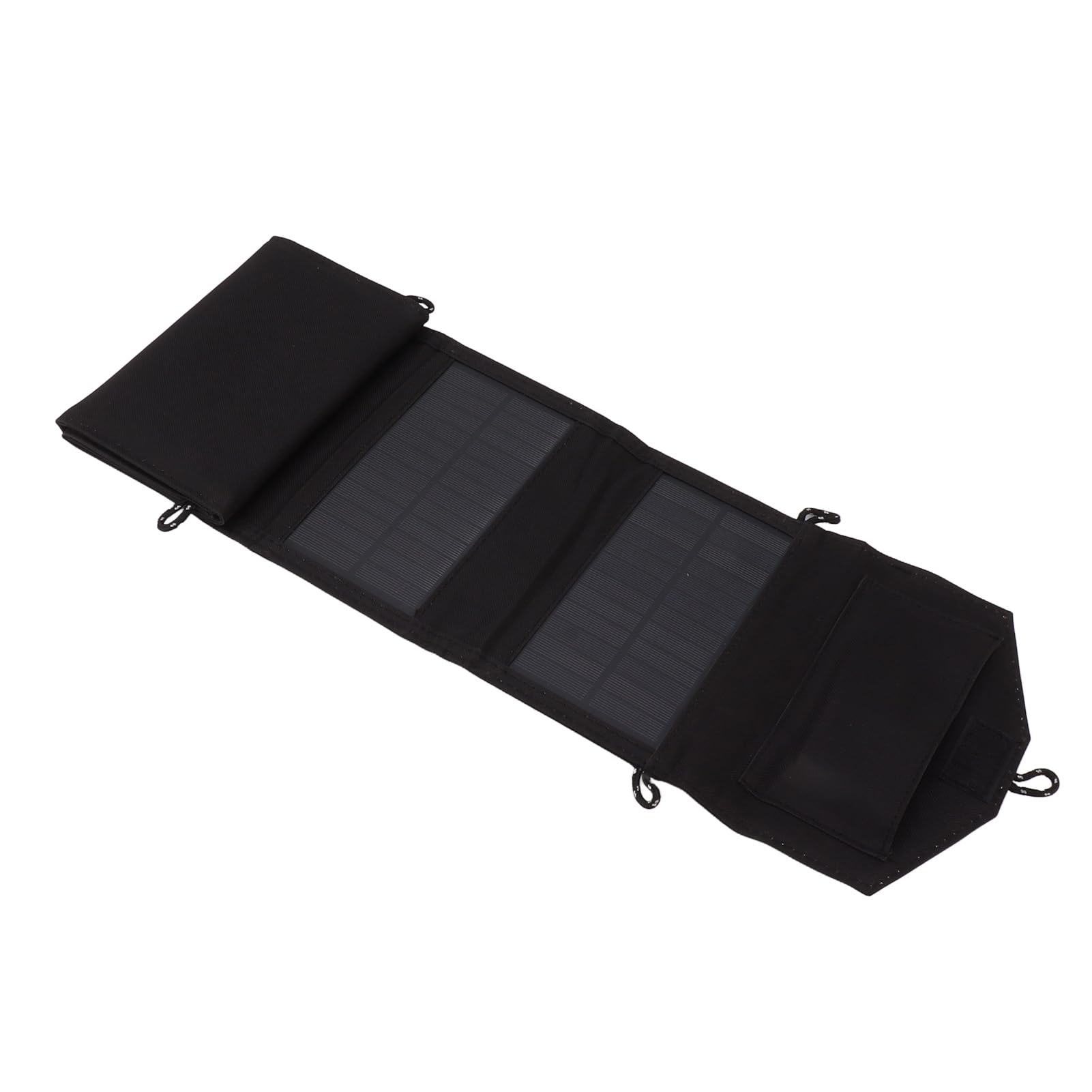 Cargador de Panel Solar de 20 W, Kit de Cargador Solar Plegable con Silicio Monocristalino, Salida USB de 5 V, Energía Portátil IP65 para Senderismo, Camping, Viajes, Teléfonos Inteligentes,