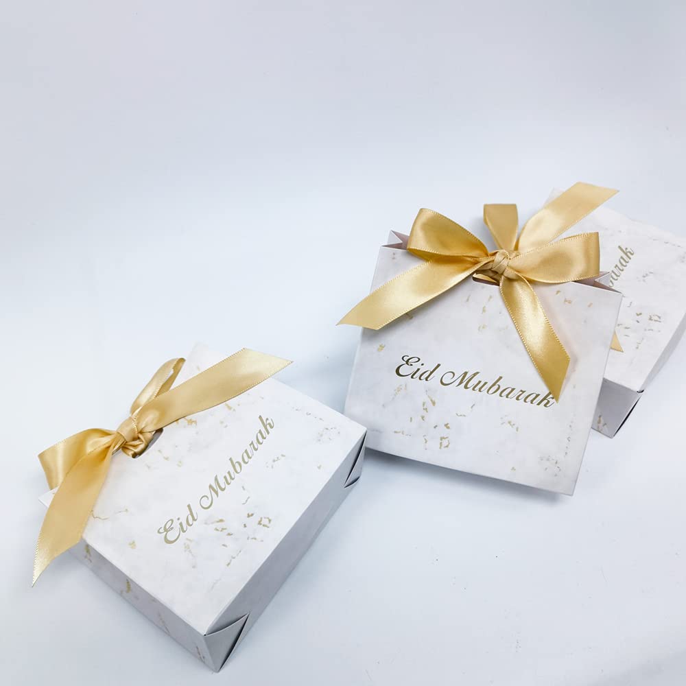 Pralinenschachtel-Set, Geschenktüte aus Marmorpapier, Geschenkbox für Partygeschenke, Partyzubehör, grün, 50 Stück