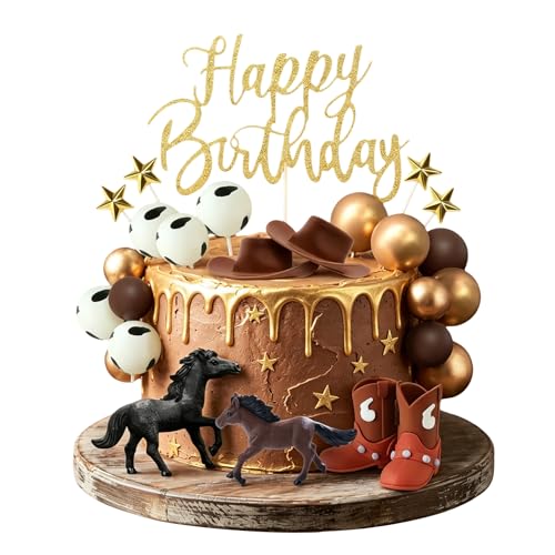 VeppyDoikcy Cowboy Birthday Decorations
