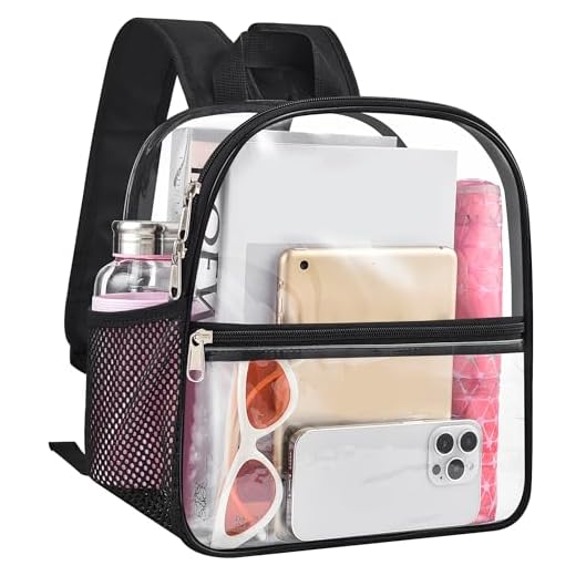 USPECLARE Clear Backpack for Stadium Approved 12×6×12 Transparent Bag