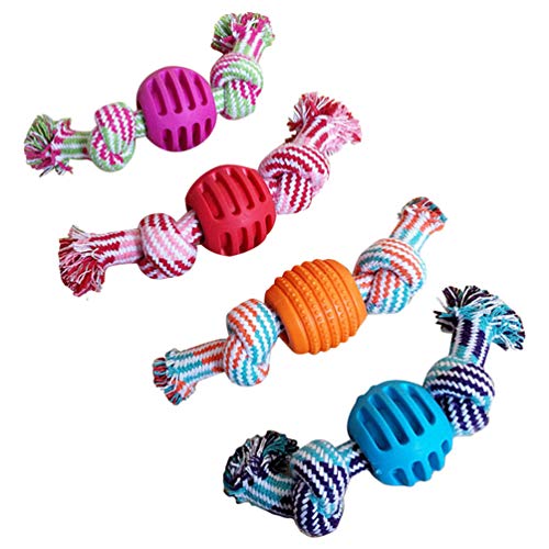 Brinquedos de corda para cães VILLCASE para cães de moer os dentes indestrutíveis, produto de limpez