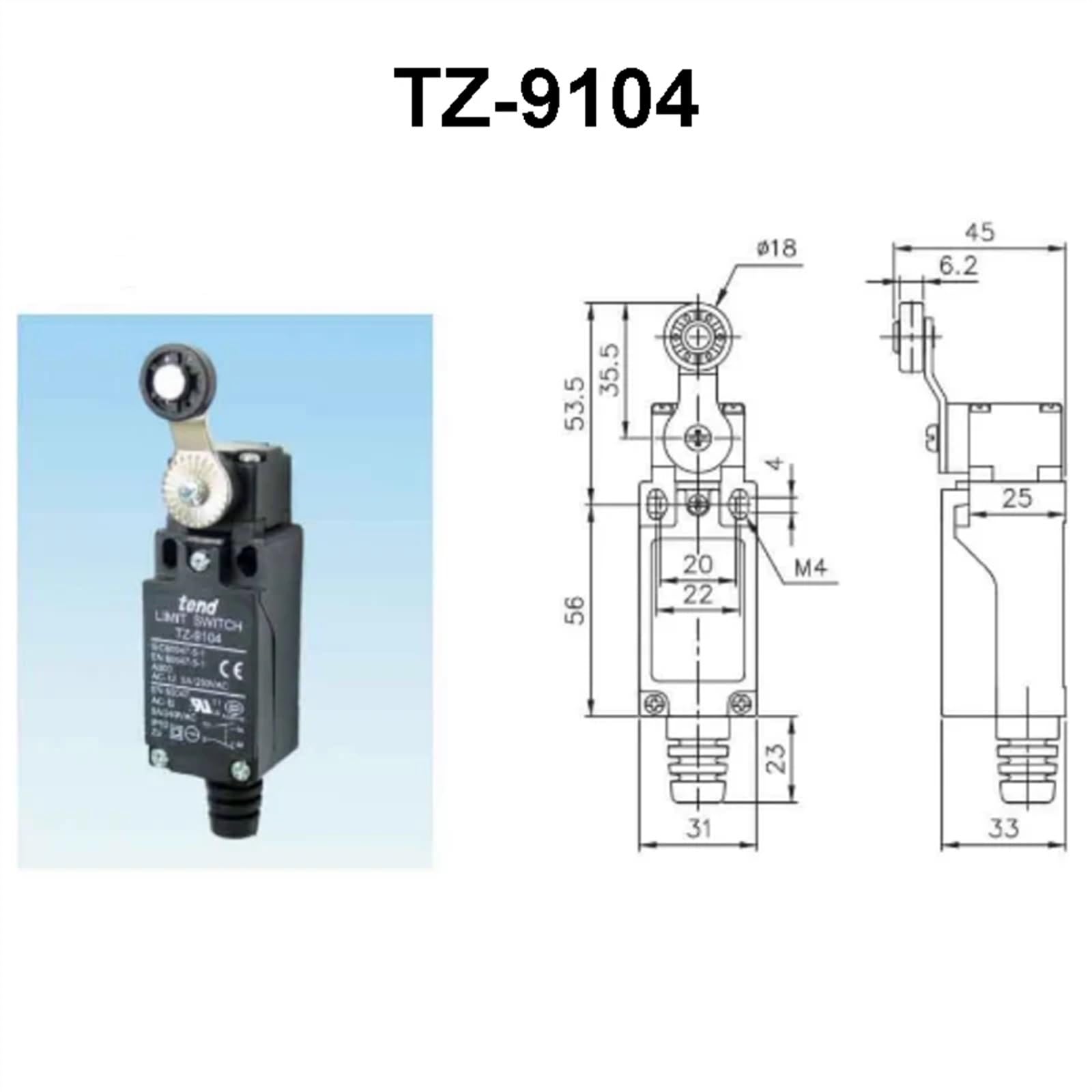 TZ-9 Travel Switch TZ-9104 TZ-9107 TZ-9111 TZ-9166 TZ-9222 TZ-9122