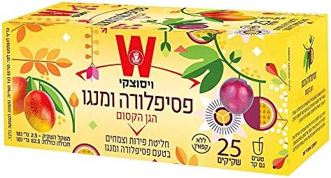 Wissotzky Magical Garden Mango & Passion fruit Infusion Decaff Kosher 25 Bags