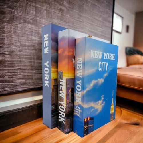 Conjunto Livro Caixa Decorativo Porta Objetos Europa Home