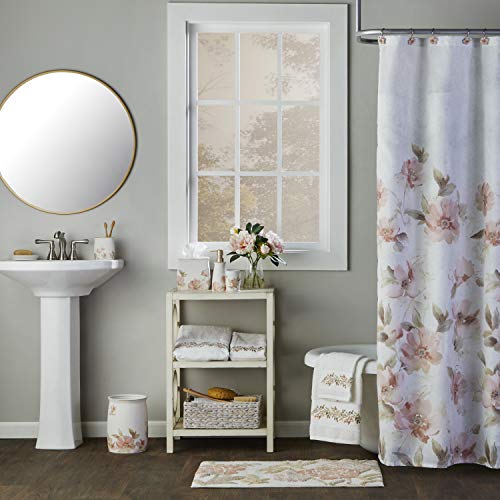 Skl Home Saturday Knight Misty Floral Wastebasket, Pink #TOP4