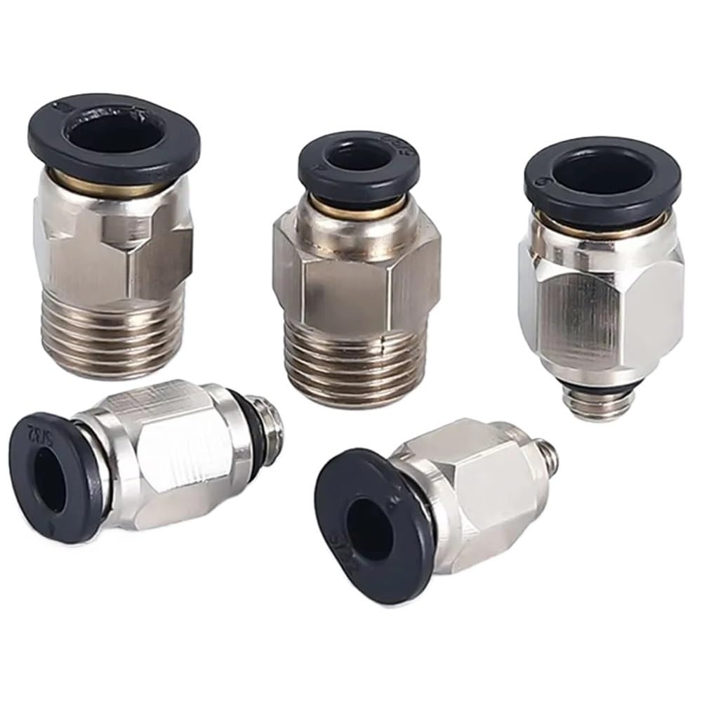 Repara circuitos neumático usando montaje de PC OD 6mm rosca M5 en espacios reducidos