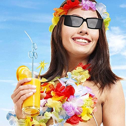 VINFUTUR 6 Pieces Mirror Rear View Spy Glasses Funny Costume Spy Glasses with Side Mirrors to See Behind for Adults Kids Spy Theme Party Birthday Party Eyewear Photo Booth Props, Black