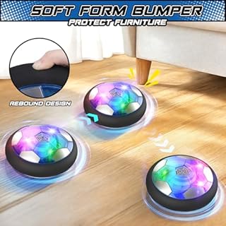 Buoeuik Pallone Calcio Fluttuante, Regalo Bambino 3 4 5 6 7 8 9 10 Anni Gioco Calcio Palla da Calcio per Casa Soccer Ball Ricaricabile con Luci LED Giocattoli Bambini Giochi Interattivi Bimbo Bimbi