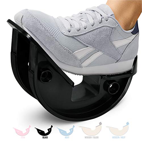 Yes4All Foot Rocker – Calf Stretcher for Pain Relief with Options Available (H. Black – Unilateral - Plastic)