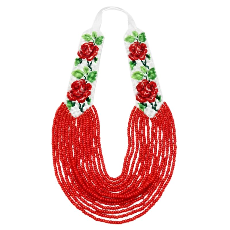 Collier Gerdan ukrainien fait main, le bijou traditionnel chargé d'histoire et de poésie