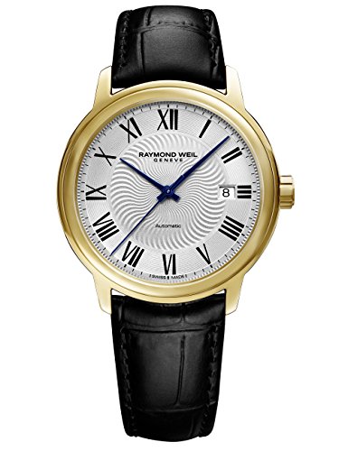 Raymond Weil Men's 2237-PC-00659 Maestro Analog Display Swiss Automatic Black Watch