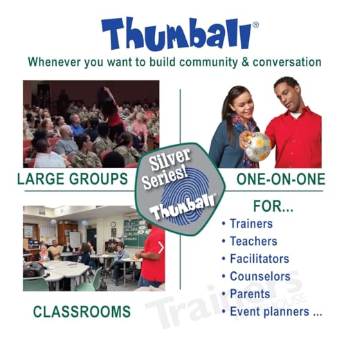 Image of Trainers Warehouse 6 inch Thumball Collection, 32 Prompts for Conversation, Team Building, Relationship and Training