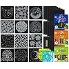 Art 101 USA Crafts 3 Pack Scratch Art Kit with 33 Pieces, Multi