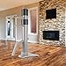 Flex HQ Adjustable Height Wing Chun Dummy Mook Yan Jong IP Man Training Target Silver