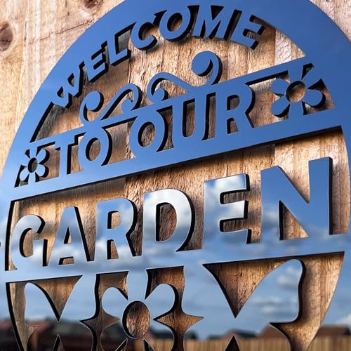 Red Ocean Garden Signs and Plaques for Outside Acrylic Garden Signs Welcome Sign For Door Black Acrylic Wall Fence Signs Garden Shed Summer House Signs Welcome Signs For Garden (23cmx23xm) - Cosy Home Interiors Red Ocean Garden Signs and Plaques for Outside Acrylic Garden Signs Welcome Sign For Door Black Acrylic Wall Fence Signs Garden Shed Summer House Signs Welcome Signs For Garden (23cmx23xm) - Image 7