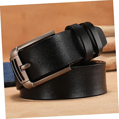 1pc Men Adjustable Leather Belt Casual Square Pin Versatile for Business and Daily Wear Fit for Your Waist3