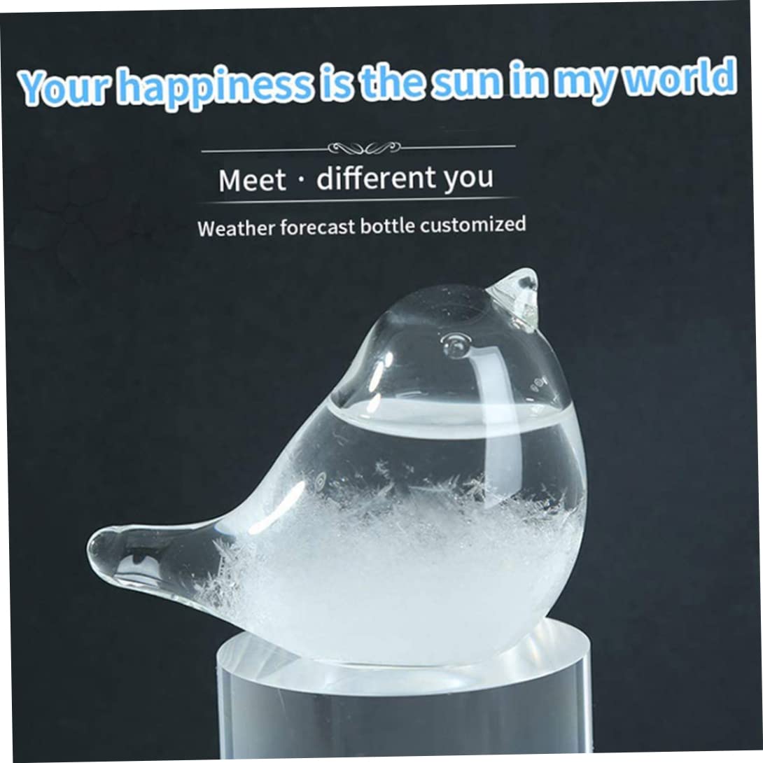 Generic Stormglas Weerstation | Vogelvorm Storm Glass Weather Predictor - Stijlvolle Barometer Flessen Decoratie Craft Voor Home Office Ornament