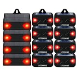 Univerayo Solar Nocturnal Animal Repeller, Newest Version 4 Pack and Lycoming Coyote Deterrent 8 Pac