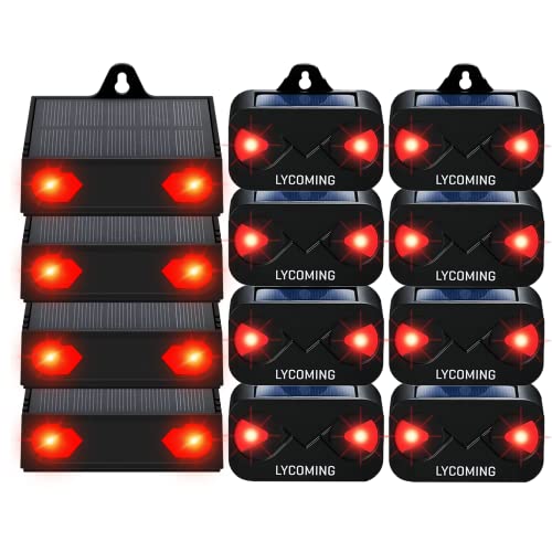 Univerayo Solar Nocturnal Animal Repeller, Newest Version 4 Pack And Lycoming Coyote Deterrent 8 Pack #TOP1