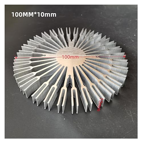 Radiateur aluminium pour lampe LED COB de 100x10mm 100W