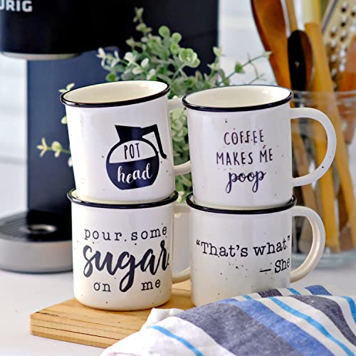 Coffee Makes Me Poop Mug 11 Ounces Ceramic Coffee Mug, Cute Coffee Lovers Gift Ideas Ceramic Funny Mugs With Sayings Hilarious Coffee Mugs For Coffee Lover Women Funny Mug Father's Day Gift Item #TOP6