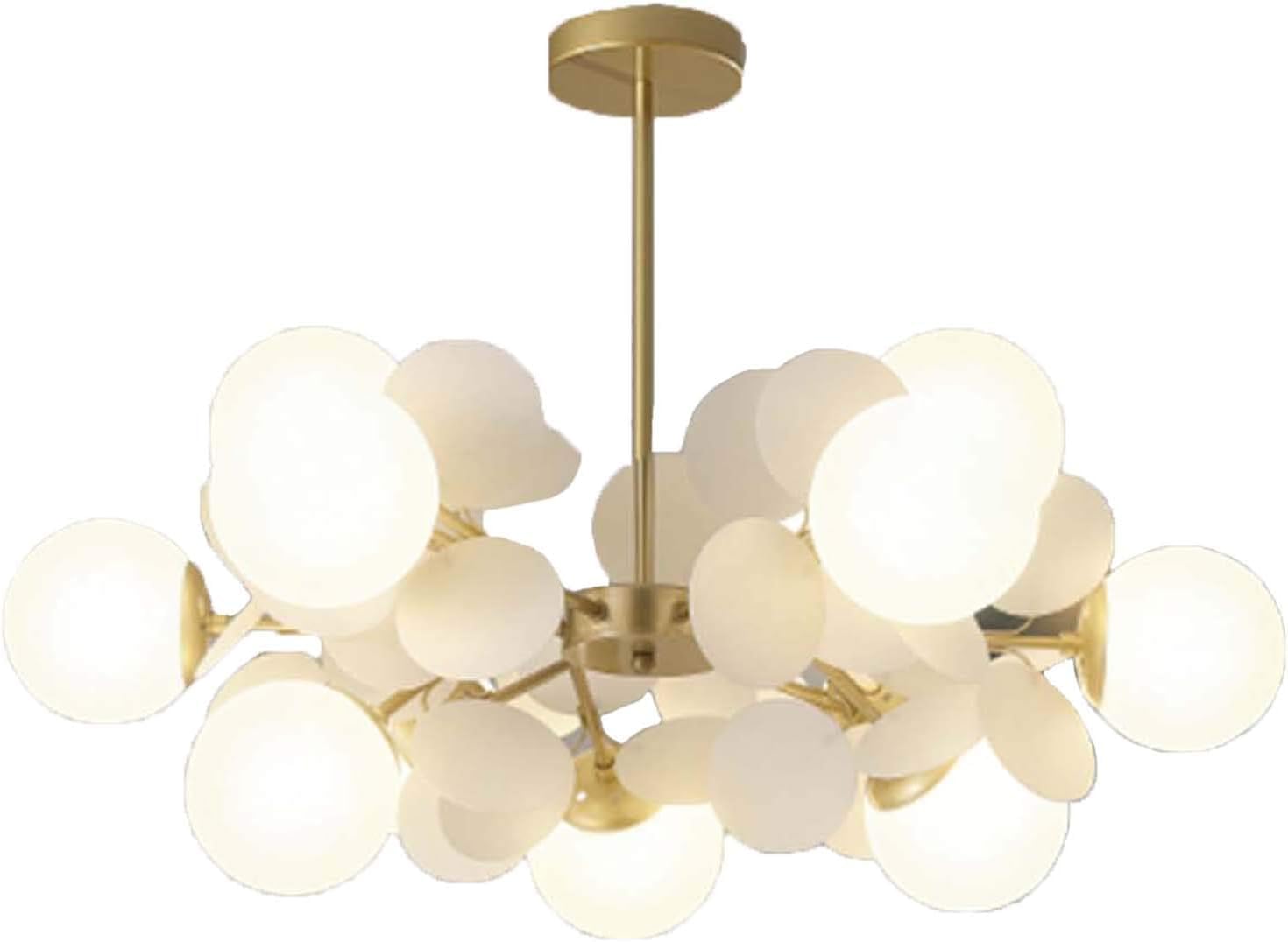 Chandelier Modern G9 Hanging Pendant Lighting Crystal Chandeliers Light Flush Mount Led Ceiling Lighting Fixture Compatible with Dining Room Bathroom