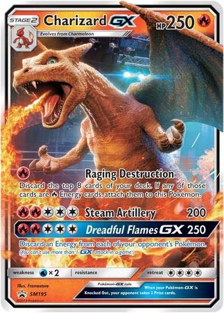 Pokemon Charizard GX - Ultra Rare Promo - 1 x 12 x 18 inches
