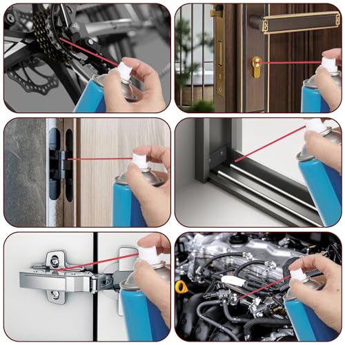 50 pitillos plásticos para aerosol de 12 cm rojo miniatura 7