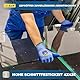 S&R Schnittfeste Schutzhandschuhe 1 Paar, Anti-Rutsch Arbeitshandschuhe Schnittschutzklasse A5, flexibles Wolfram-Gewebe und Nitrilbeschichtung in XL/10, für Montage, Bauen, Restauration