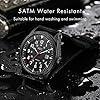 Infantry Black Military Analogue Wrist Watch for Men, Mens Army Field Tactical Outdoor Sport Watches, Waterproof Work Casual Quartz Wristwatch Date Nylon Strap #2