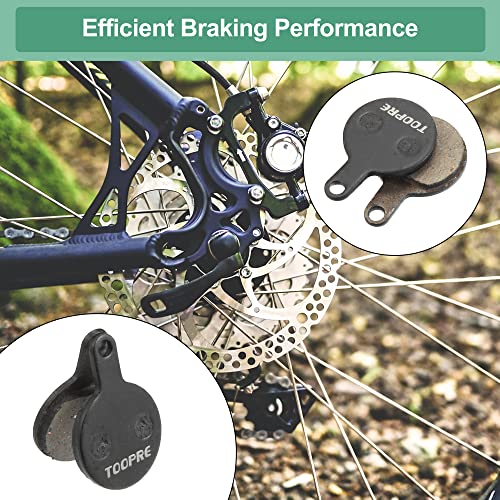 X AUTOHAUX 4 Pair Resin Bicycle Disc Bike Brake Pads for Tektro IOX Novela Lyra, Black - Image 4